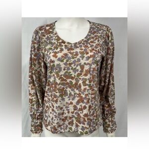 Democracy Autumn Floral Long Sleeve Top